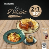 Tony Roma’s Duo Delight Promotion 2024 – Indulge in Unbeatable Ribs, Chicken, Pasta & Appetizers!