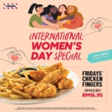 TGI Fridays Celebrate International Women’s Day with 50% Off on Chicken Fingers on 8 March 2024