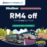 Plusliner and Transnasional Ramadan 2024: Enjoy RM4 Off on Every Bus Route!