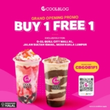 COOLBLOG Quill City Mall KL presents Grand Opening Promo: BUY 1 FREE 1 Beverages on 8th March 2024! 