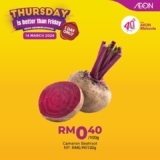 AEON Thursday is Better than Friday Sale on 14 March 2024