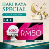 Sa Sa Hari Raya Special: Get RM50 Vouchers in April 2024!