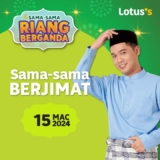 Lotus’s Sama Sama Riang Berganda Sale on 15 March 2024