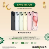iPhone 15 Plus: Dive into Dynamic Island with a 48MP Camera and USB-C, Save RM700 Now!