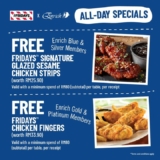 Enrich with TGI FRIDAYS All-Day Specials Promo March 2024 – Free Signature Glazed Sesame Chicken Strips & Fridayst Chicken Fingers