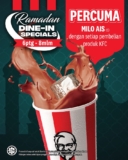 KFC Ramadan 2024 Promo: Enjoy Free Iced Milo with Every Purchase this Month