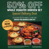 Italiannies Exclusive Promo: Enjoy 50% Off Whole Roasted Chicken Set for Delivery March 2024