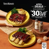 Tony Roma’s April 2024 Promo: Get 30% Off Your Second Ribs Plate