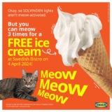 IKEA’s Free Ice Cream Promotion – Meow Your Way to a Sweet Treat This April 2024