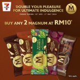 7-Eleven: Indulge in Two MAGNUM Ice-Cream @ RM10 Promo, April/May 2024