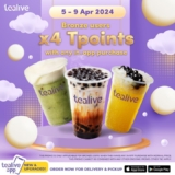 Tealive Exclusive Deal: x4 Tpoints Promo for Bronze Members – April 2024