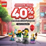 LEGO Certified Store – 40% Off Selected Playsets Promo April/May 2024