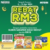 MYDIN Promotion: RM3 Rebate on Nestle Gold Breakfast Cereal | April 2024