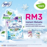 OMG Instant Rebate RM3 OFF on SOFY Products at Giant Supermarket – Limited Time Offer!
