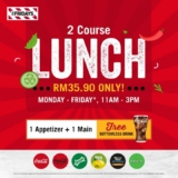 TGI Fridays Malaysia Special: Unbeatable 2-Course Lunch with Free Flow Drinks 2024 Promo