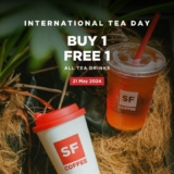 San Francisco Coffee – International Tea Day 2024 Promotion: Buy 1 Get 1 Free on All Tea! (May 2024)