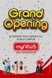 myNEWS Sunway Avila, Kuala Lumpur Outlet Opening Promotions