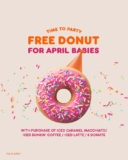 Dunkin’ Celebrates April Babies! Get Free Donut with Iced Coffee Purchase