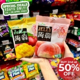 Village Grocer 2nd @ 50% OFF* on your favourite groceries on 25  –  28 April 2024!
