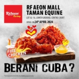 Richeese Factory Presents: FREE 2 pcs Laksa Chicken at AEON Mall Taman Equine – April 2024