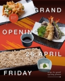 Mitsumori KL: Grand Opening Celebration with Authentic Soba Noodles & Crispy Tempura | April 2024
