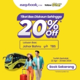 Easybook – Book a Yellow Stars Bus Ticket & Save up to 20% | April 2024 Promo