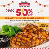 TGI Fridays Labor Day 2024 Promo – Indulge in a 50% Off Feast on 1-2 May!