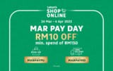 Lotus’s Shop Online March Pay Day 2023 Voucher Code