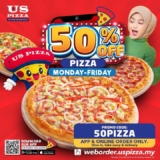 US Pizza: 50% Off Your Pizza Fix Promo 2024