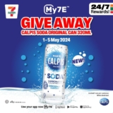 My7E Delight: Enjoy Your FREE Calpis Soda at 7-Eleven Malaysia! May 2024 Promo