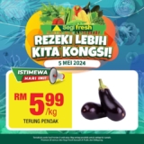 Segi Fresh Double Savings with the “Rezeki Lebih Kita Kongsi” Promotion on May 2024