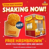 Happy Potato Offers FREE Hashbrown with Every RM10 Purchase at Mydin Parit Buntar Outlet – May 2024 Promo