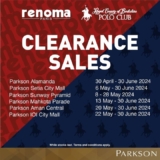 Renoma & RCB Polo Club Clearance Sales at Parkson – Unbeatable Discounts Await 2024