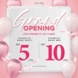 Sorella Ipoh Parade store Reopening Celebration: RM10 Bras and RM5 Panties Promo