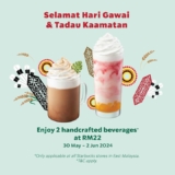 Starbucks May 2024 Promotion: Enjoy 2 Handcrafted Beverages for RM22