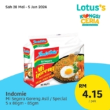 Lotus’s Supermarket Great Sale on 28 May 2024