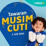 Lotus’s School holidays sale June 2024