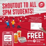 Pizza Hut Malaysia – Celebrating SPM 2023 Students with a Free Treat