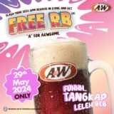 A&W: Enjoy a FREE Regular Root Beer on 29 May 2024 – Flash Your 2023 SPM Result Slip!