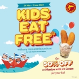 The Manhattan FISH MARKET – Kids Eat Free Promo May 2024