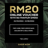 Brands Outlet: Get RM20 E-Voucher with No Minimum Spend!