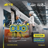 30% DUO Discount for KTM ETS Journeys in June & July 2024