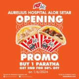 Hot & Roll Aurelius Hospital Alor Setar Opening Promo June 2024