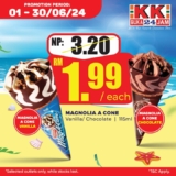 Cool Down This June with Magnolia A Cone – Now Only RM1.99 at KK Mart