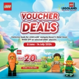 Stay at LEGOLAND Hotel and Get RM20 Off Selected LEGO Playsets – Offer Ends 14 July 2024!