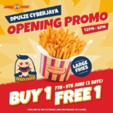 Buy 1 FREE 1 Large Fries at Happy Potato D’Pulze Cyberjaya (7th-9th June 2024)