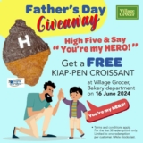 Celebrate Father’s Day with a FREE Croissant at Village Grocer!