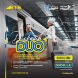 Enjoy 30% Off on ETS Tickets with KTM’s DUO Discount for June and July 2024!
