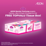 AEON Bandar Puchong Reopens on June 14th with Exclusive Free TOPVALU Tissue Box Giveaway!