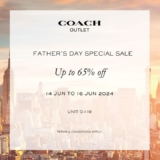 Celebrate Father’s Day 2024 in Style with Coach: Up to 65% Off at Design Village Outlet Mall!